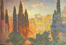 Haga click para ver la imagen ampliada signac paul_ los cipreses s_f.jpg